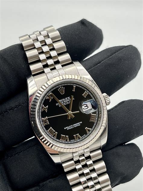 rolex datwjust nuneri.romani quafrante nero|rolex datejust for sale.